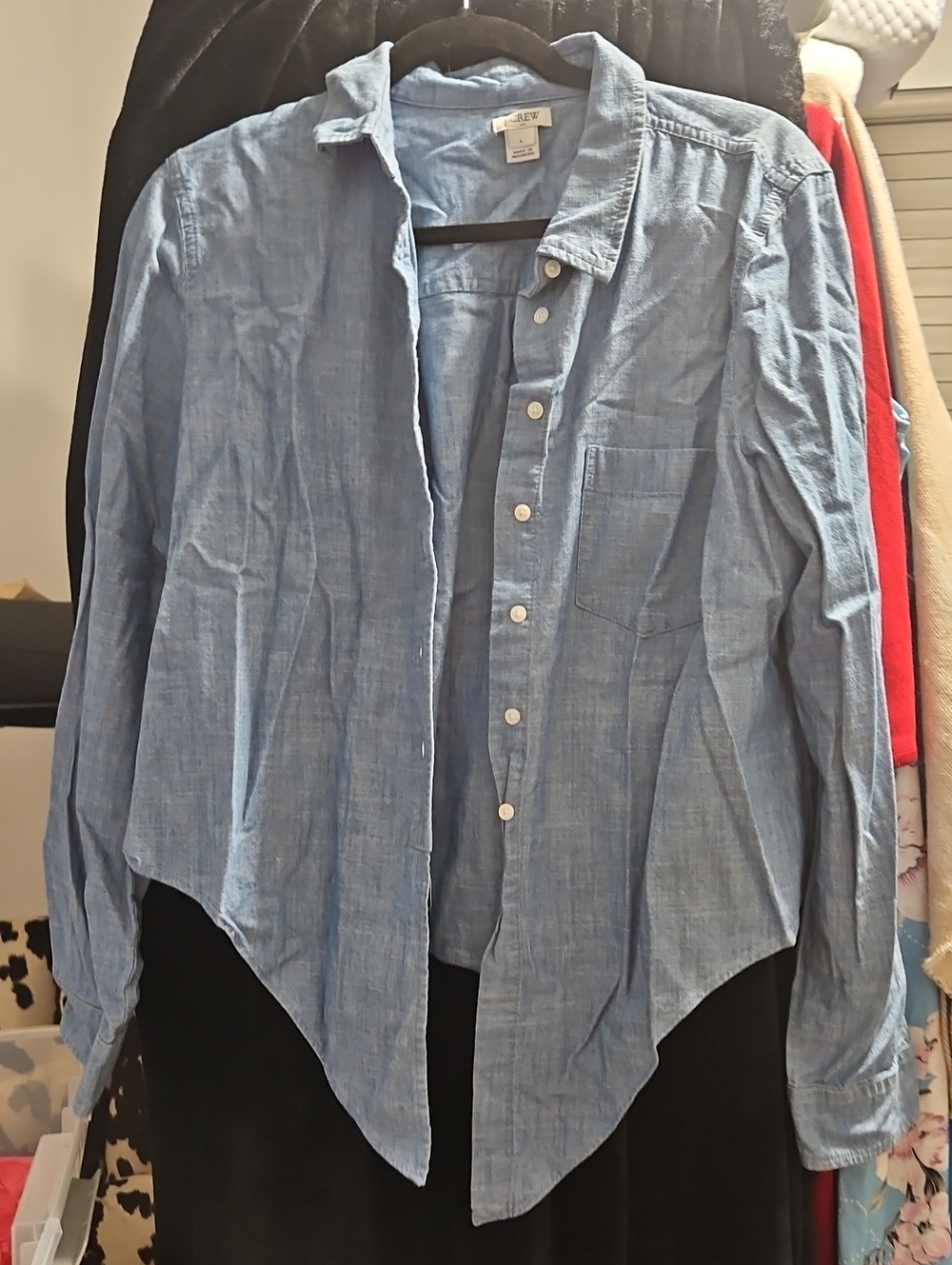 J. Crew Light Blue Casual Button-Down Shirt